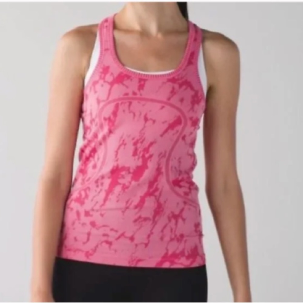Lululemon Swiftly Tech Granite Bon Bon Top